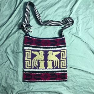 Boho Chic Hand Woven Cross Body Bag Purse